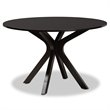 Bowery Hill Dark Brown Finished Wood 7-Piece Dining Set