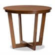 Bowery Hill Walnut Brown Finished Wood 5-Piece Dining Set