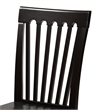 Bowery Hill Brown Finished Wood 2-Piece Dining Chair Set