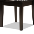 Bowery Hill Brown Finished Wood 2-Piece Dining Chair Set