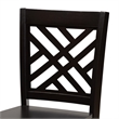 Bowery Hill Brown Finished Wood 2-Piece Counter Stool Set