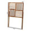 Bowery Hill Ash Walnut Finished Wood Twin Size Headboard