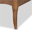 Bowery Hill Ash Walnut Finished Wood Twin Size Platform Bed Frame