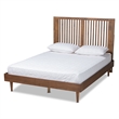 Bowery Hill Ash Walnut Finished Wood Full Size Platform Bed