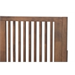 Bowery Hill Ash Walnut Finished Wood Queen Size Platform Bed