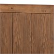Bowery Hill Ash Walnut Finished Wood Twin Size Platform Bed