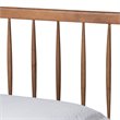 Bowery Hill Ash Walnut Finished Wood Twin Size Platform Bed