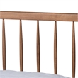 Bowery Hill Ash Walnut Finished Wood Full Size Platform Bed