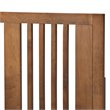 Bowery Hill Transitional Ash Walnut Finished Wood Twin Size Platform Bed