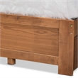 Bowery Hill Brown Finished Wood King Size 3-Drawer Platform Storage Bed