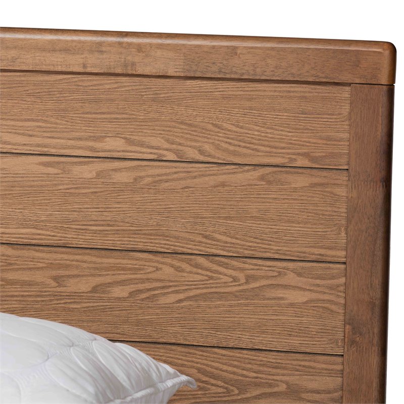 Bowery Hill Brown Finished Wood King Size 3-Drawer Platform Storage Bed