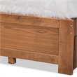 Bowery Hill Brown Finished Wood King Size 3-Drawer Platform Storage Bed
