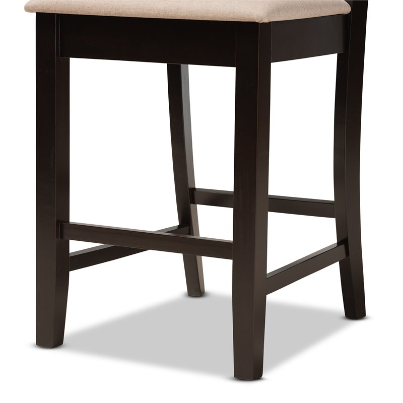 Bowery Hill Contemporary Brown Finished Wood 5-Piece Pub Set