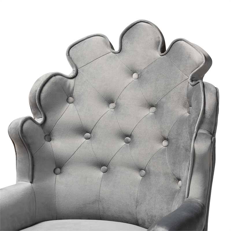 Bowery Hill Dark Grey and Dark Brown Finished Wood 2-Piece Bar Stool Set