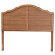 Bowery Hill Vintage Walnut Finished Wood Full Size Headboard