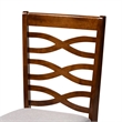 Bowery Hill Grey and Brown Finished Wood 2-Piece Dining Chair Set
