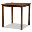Bowery Hill Walnut Brown Finished Wood 5-Piece Pub Set