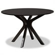 Bowery Hill Sand and Dark Brown Finished Wood 7-Piece Dining Set