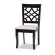 Bowery Hill Grey and Dark Brown Finished Wood 7-Piece Dining Set