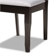 Bowery Hill Grey and Dark Brown Finished Wood 7-Piece Dining Set