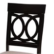 Bowery Hill Sand and Dark Brown Finished Wood 7-Piece Dining Set