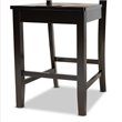 Bowery Hill Transitional Dark Brown Finished Wood 5-Piece Pub Set
