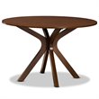 Bowery Hill Grey and Walnut Brown Finished Wood 7-Piece Dining Set