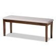 Bowery Hill Grey and Walnut Brown Finished Wood 6-Piece Dining Set