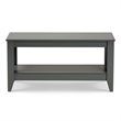 Bowery Hill Modern and Contemporary Grey Finished Wood Coffee Table
