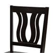 Bowery Hill Transitional Dark Brown Finished Wood 5-Piece Dining Set