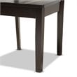 Bowery Hill Transitional Dark Brown Finished Wood 7-Piece Dining Set