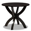 Bowery Hill Transitional Dark Brown Finished Wood 5-Piece Dining Set