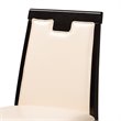 Bowery Hill Beige Faux Leather Upholstered Wood 5-Piece Dining Set