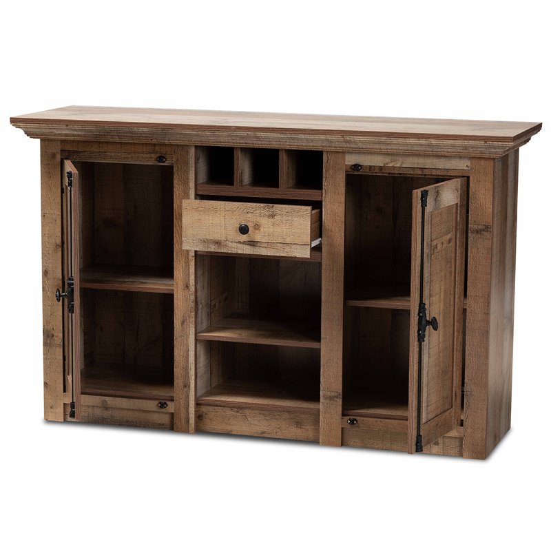 Bowery Hill Finished Wood 2-Door Dining Room Sideboard Buffet