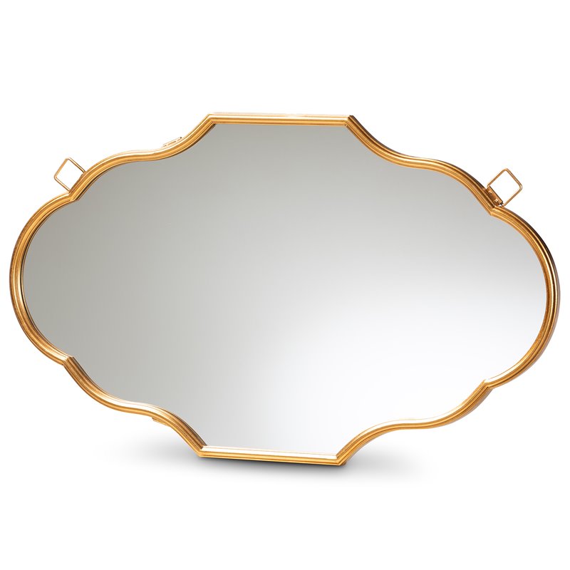 Bowery Hill Vintage Antique Gold Finished Accent Wall Mirror
