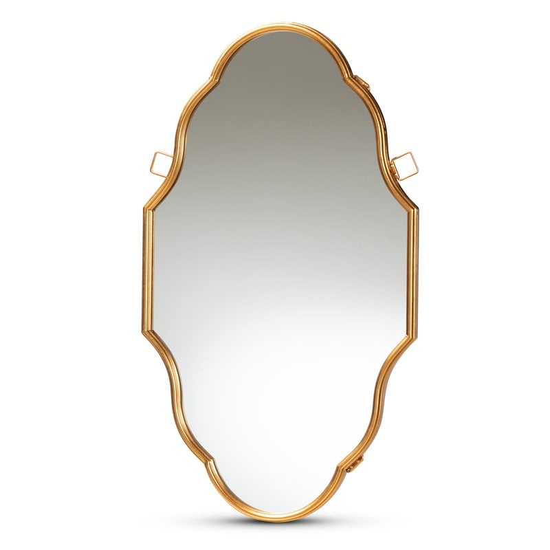 Bowery Hill Vintage Antique Gold Finished Accent Wall Mirror