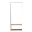 Bowery Hill Modern White Finished 3-Shelf Free-Standing Closet Storage Organizer