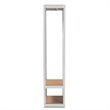 Bowery Hill Modern White Finished 3-Shelf Free-Standing Closet Storage Organizer