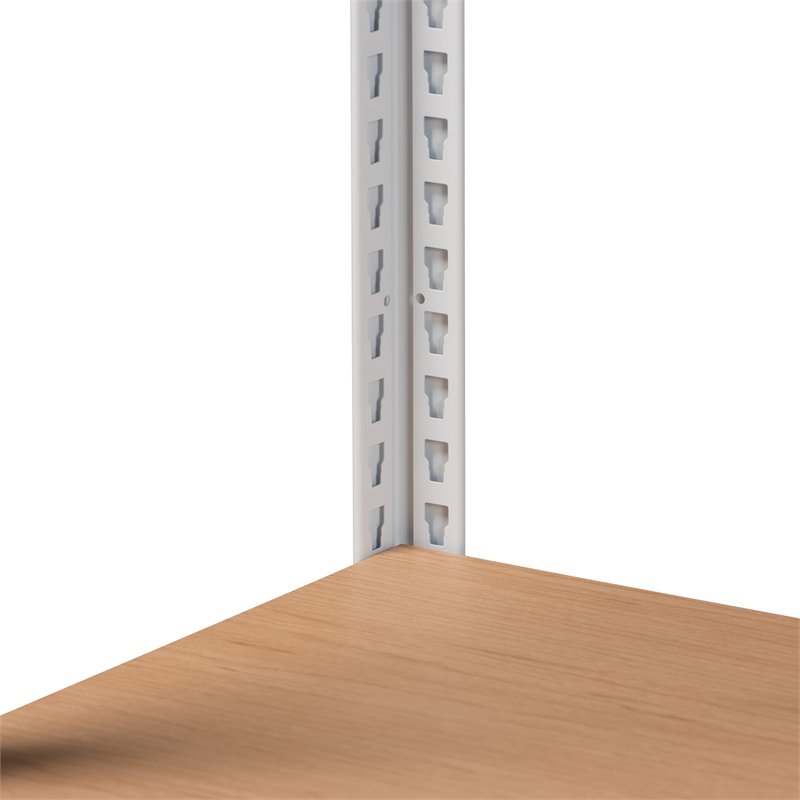 Bowery Hill Modern White Finished 3-Shelf Free-Standing Closet Storage Organizer