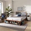 Bowery Hill Brown Finished Wood 4-Drawer Full Size Platform Storage Bed