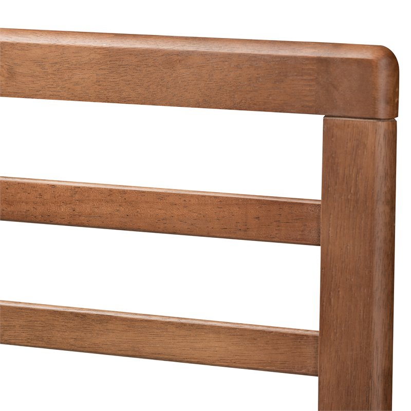 Bowery Hill Modern 4-Drawer Wood King Size Platform Storage Bed in Ash Walnut