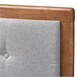 Bowery Hill Brown Finished Wood 4-Drawer Queen Size Platform Storage Bed