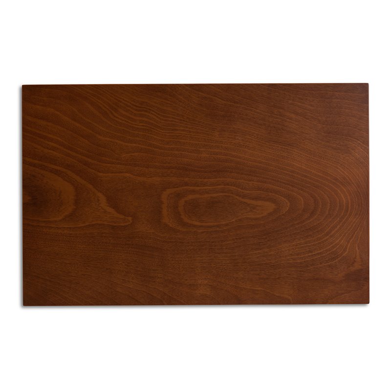 Bowery Hill Upholstered and Walnut Brown Finished Wood 5-Piece Dining Set
