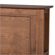 Bowery Hill Ash Walnut Finished Wood King Size Platform Storage Bed