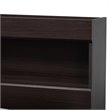 Bowery Hill Modern 6-Drawer Wood Queen Size Platform Storage Bed in Dark Brown