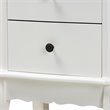 Bowery Hill White Finished Wood 2-Drawer Nightstand