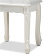 Bowery Hill White Finished Wood 2-Drawer Nightstand
