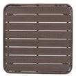 Bowery Hill Modern Light Grey Upholstered 5-Piece Woven Rattan Patio Set