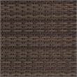 Bowery Hill Modern Light Grey Upholstered 5-Piece Woven Rattan Patio Set