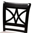 Bowery Hill Sand Upholstered Espresso Finished Wood 5-Piece Pub Set